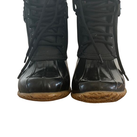 Bass Women’s Harlequin Black and Brown Waterproof Boots - Picture 6 of 8